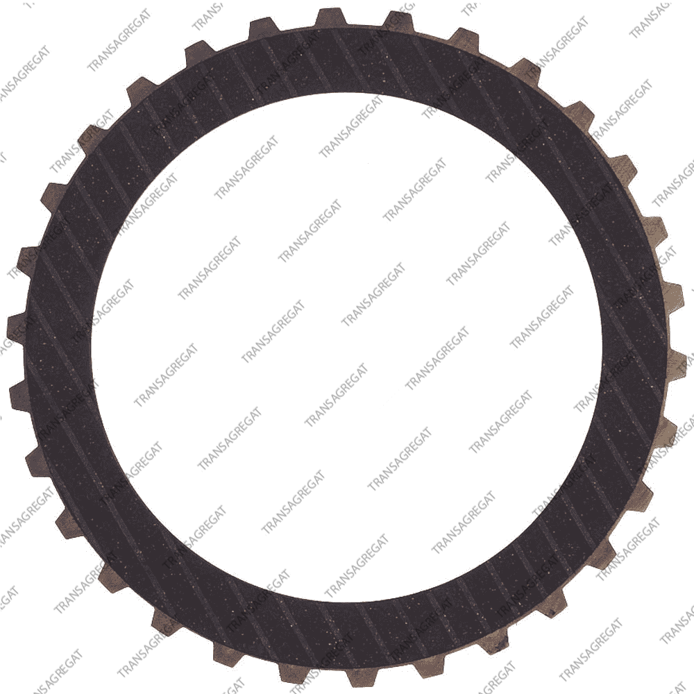 Фрикционный диск (91x1.6x30T) K1, K2, KR (односторонний, наружные зубья)
