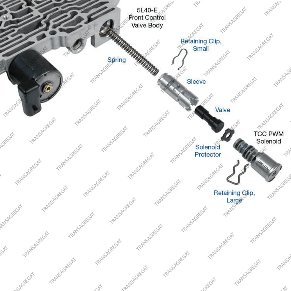 Клапан регулировки блокировки гидротрансформатора (ремонтный)